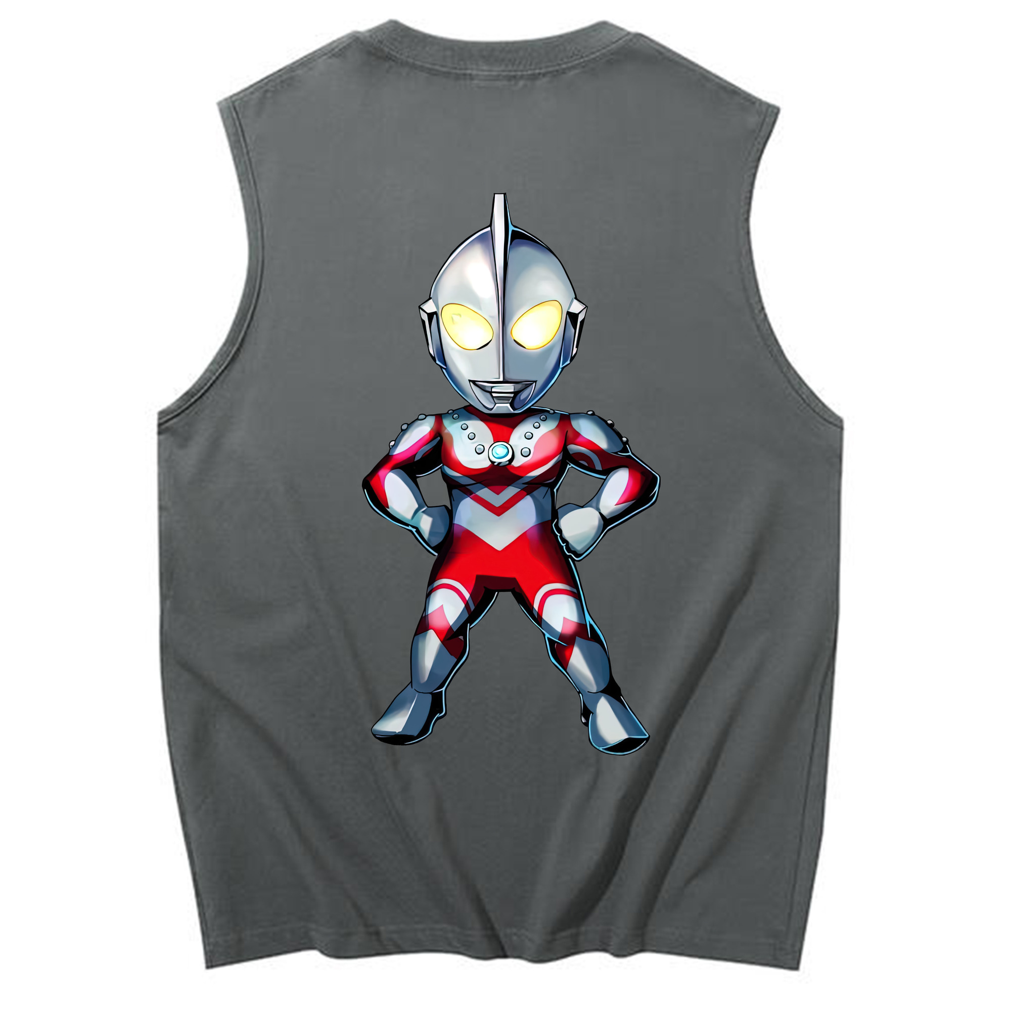 （画像用） ウルトラマン Ultraman コットン100％タンクトップ（背面プリント）